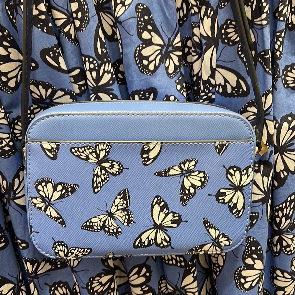 Kate Spade Staci Butterfly Sky Printed Mini Camera Bag, 
Blue Multi 
NWT - Picture 4 of 16